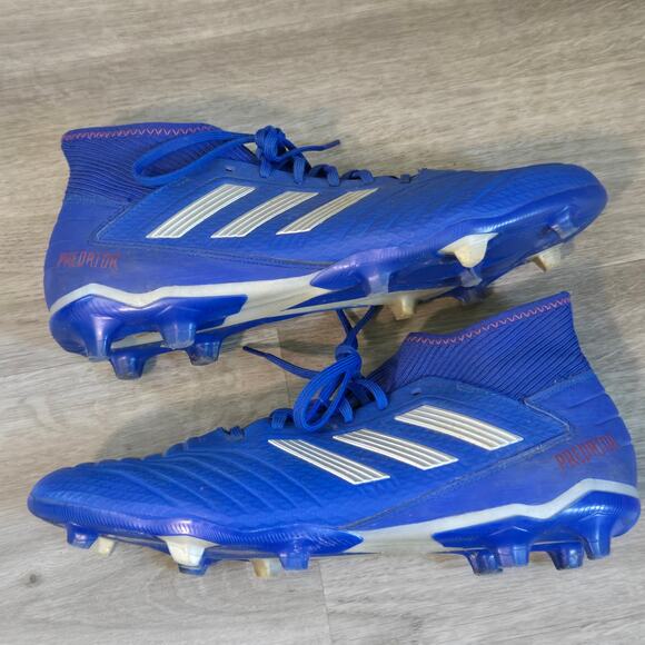 Adidas Predator 19.3 FG Soccer Cleat Men Size 12 Bold Blue Exhibit Pack main image 2